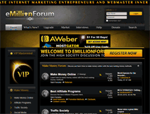 Tablet Screenshot of emillionforum.com